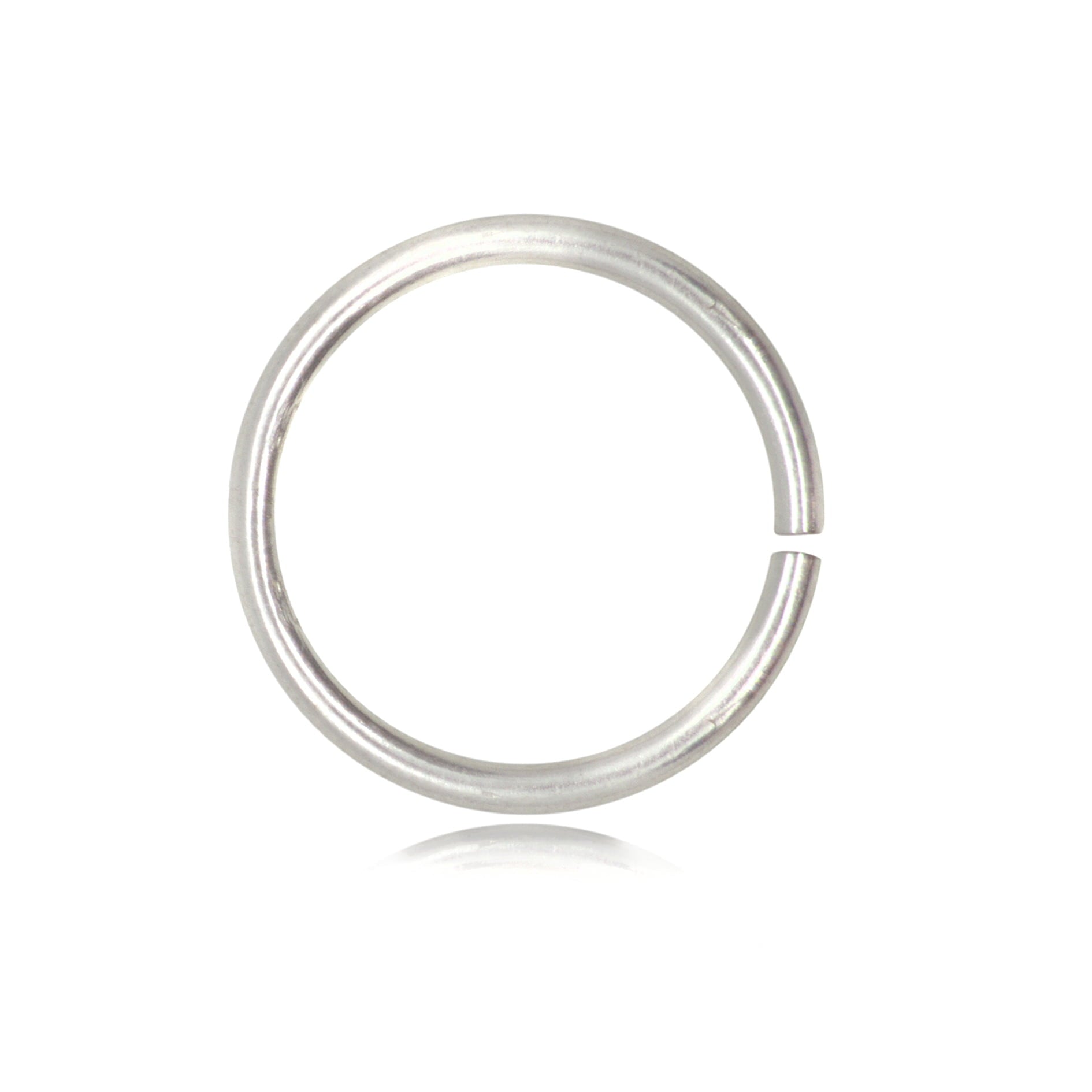 Strong Open Jump Rings in Sterling Silver - 10mm Diameter - 1.5mm Thickness