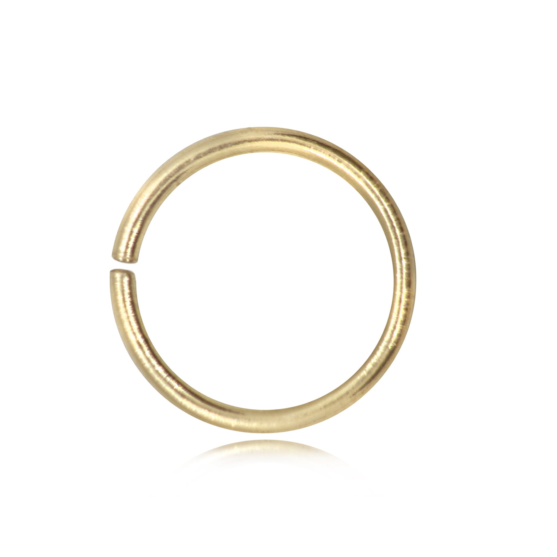 Open Jump Rings in Gold Vermeil - 10mm Diameter - 0.9mm Thickness