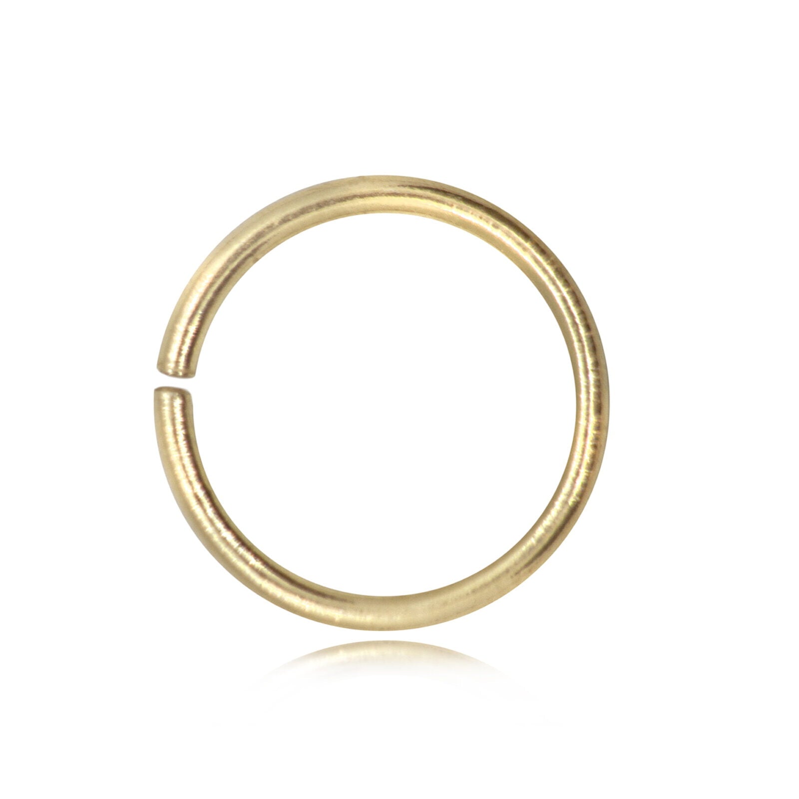 Strong Open Jump Rings in Gold Vermeil - 12mm Diameter - 1.5mm Thickness