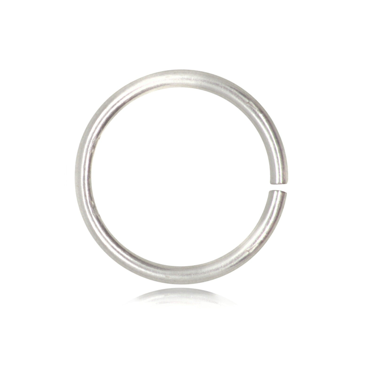 Strong Open Jump Rings in Sterling Silver - 12mm Diameter - 1.5mm Thickness