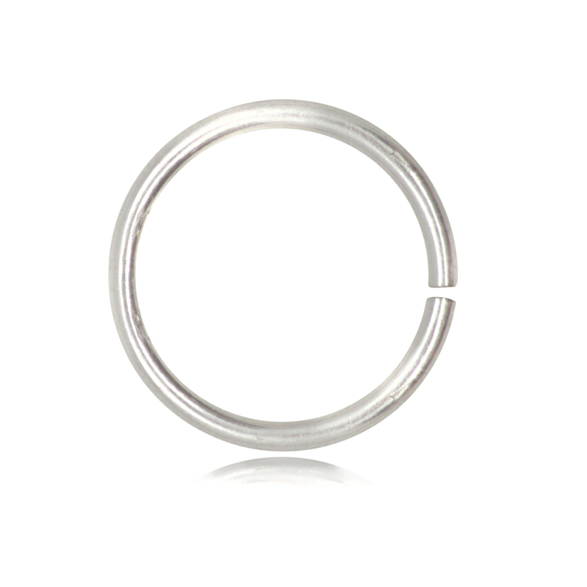 Strong Open Jump Rings in 925 Sterling Silver - 14mm Diameter - 1.5mm Thickness