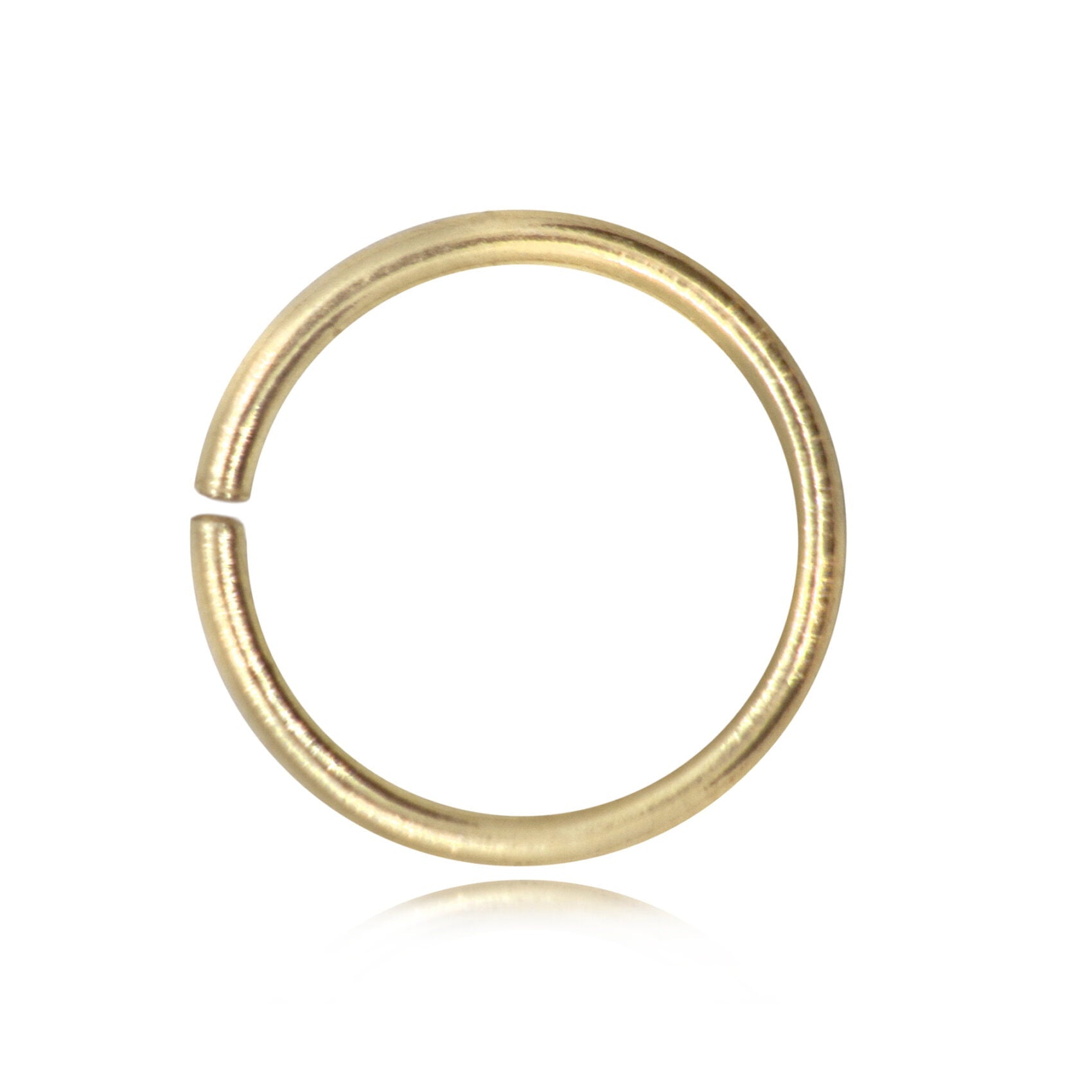 Strong Open Jump Rings in Gold Vermeil -16mm Diameter - 1.5mm Thickness