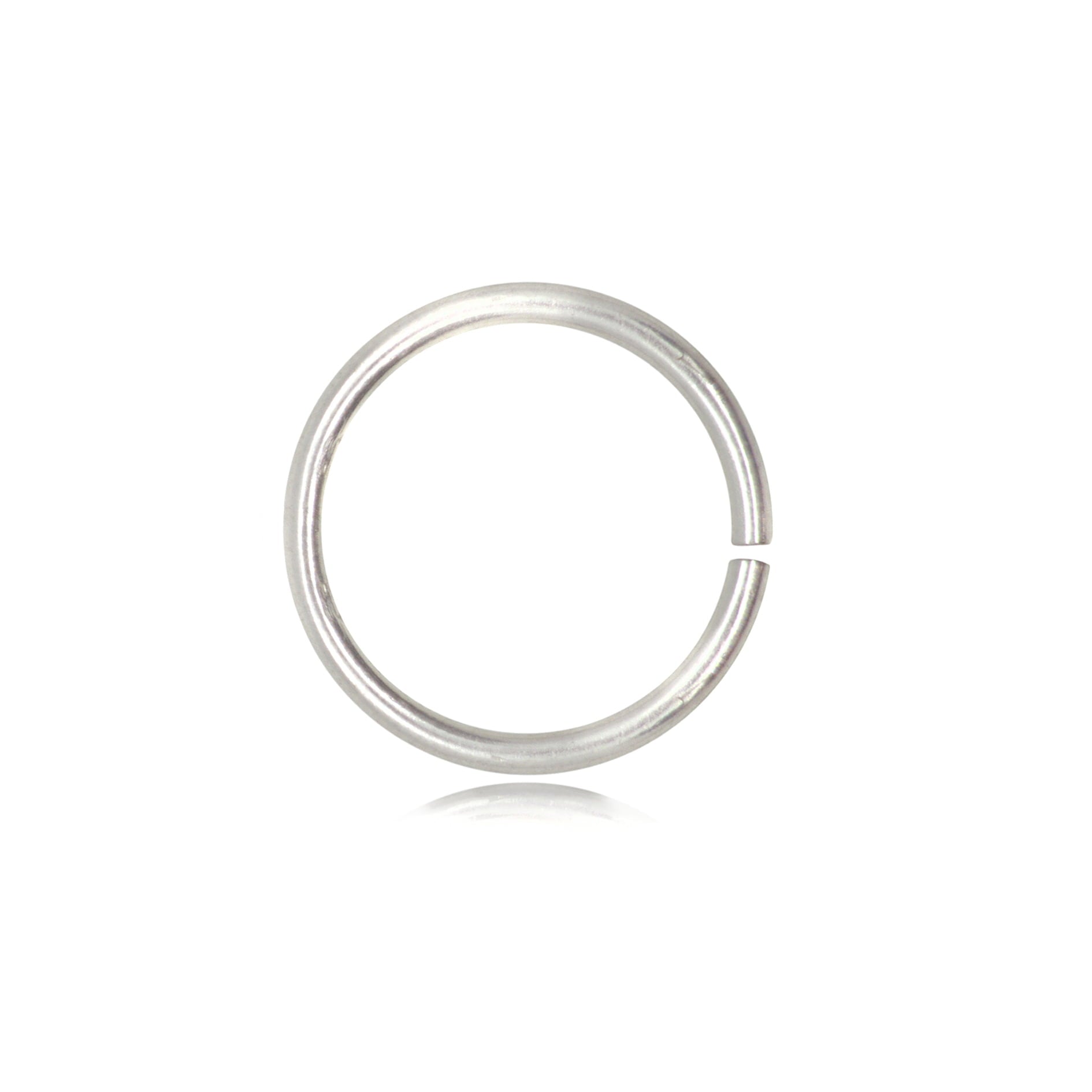 Open Jump Rings in 925 Sterling Silver - 4mm Diameter - 0.9mm Thickness