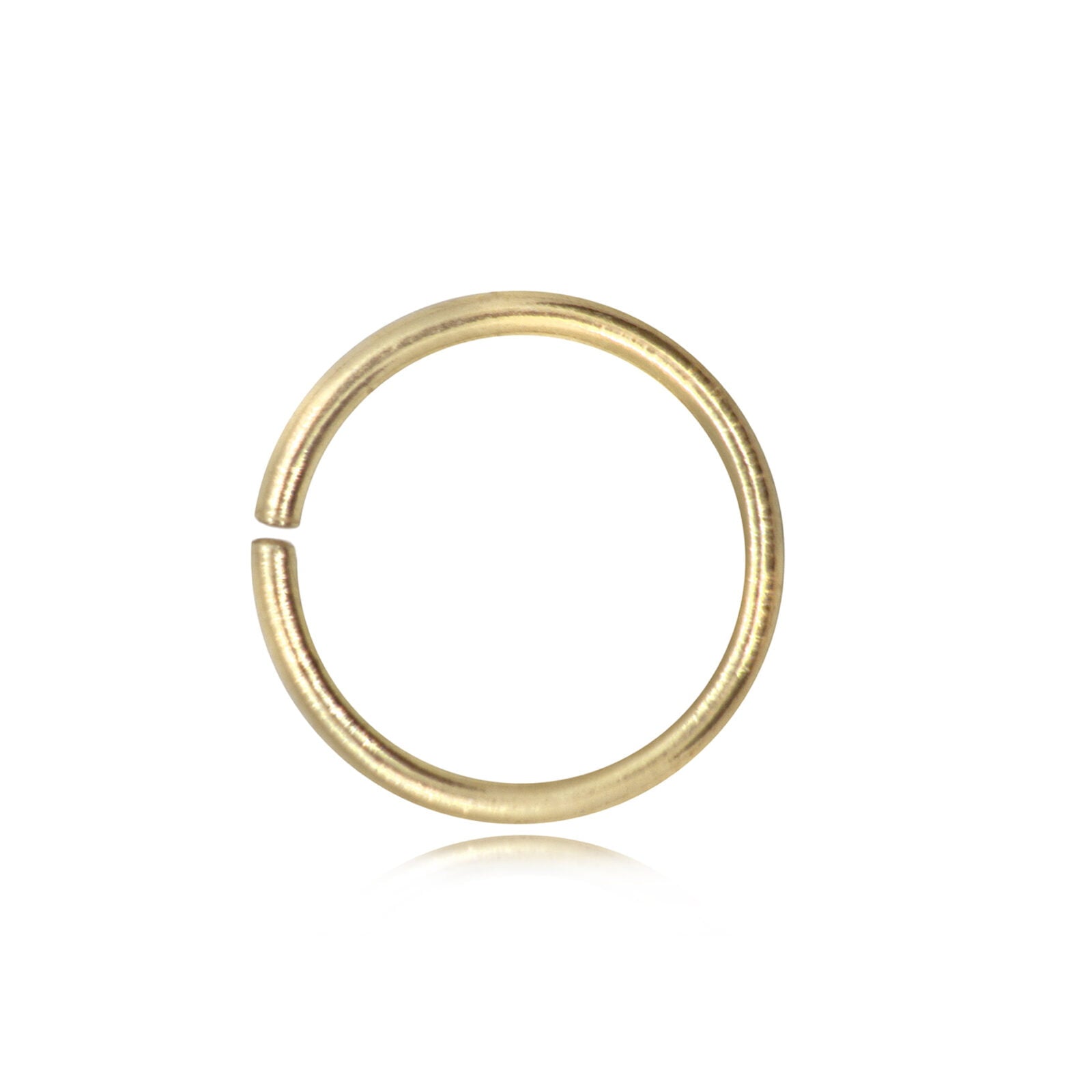 Open Jump Rings in Gold Vermeil - 6mm Diameter - 0.9mm Thickness