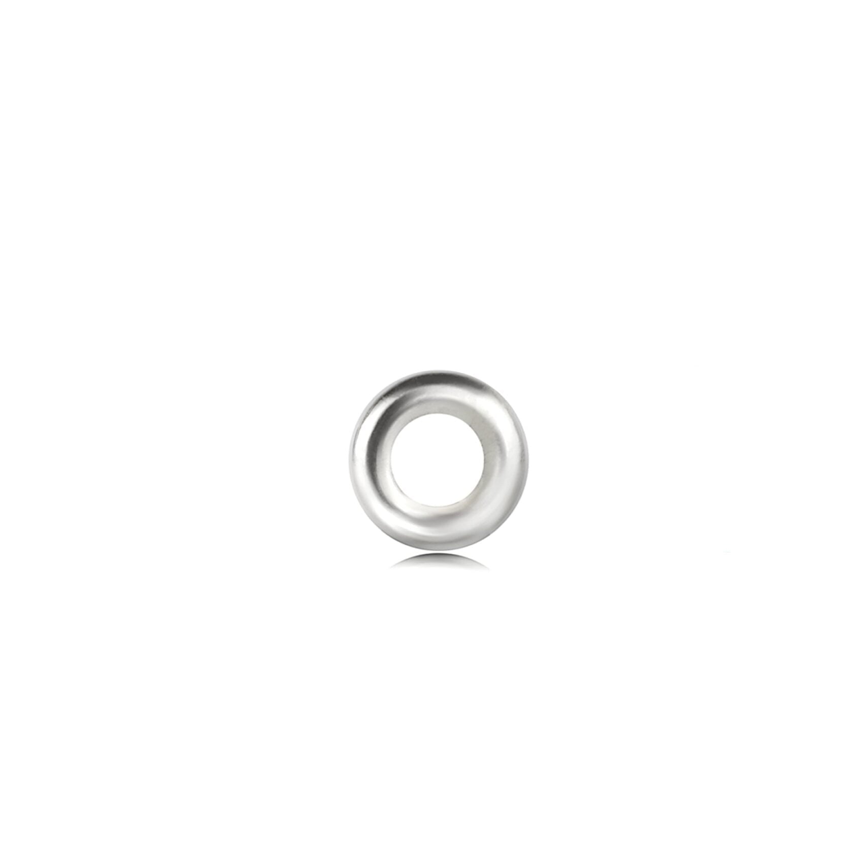 Strong Close Jump Rings in Sterling Silver ‚ 8mm Diameter ‚ 1.5mm Thickness