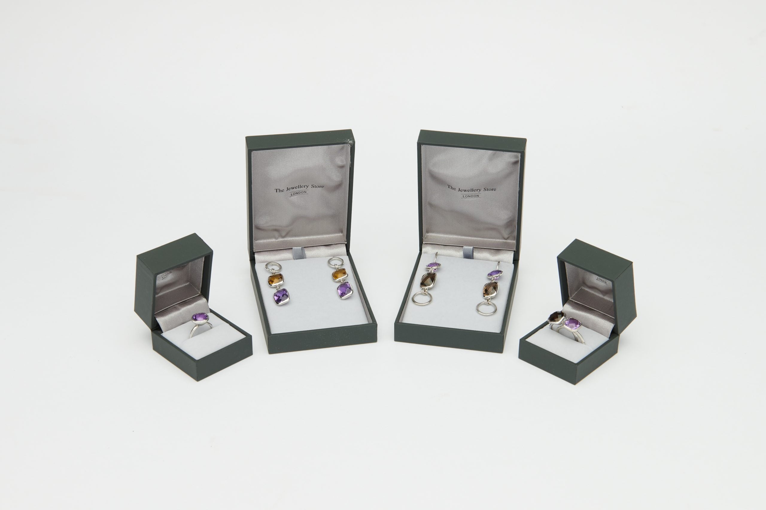 Desert Dusk Amethyst Ring in Sterling Silver