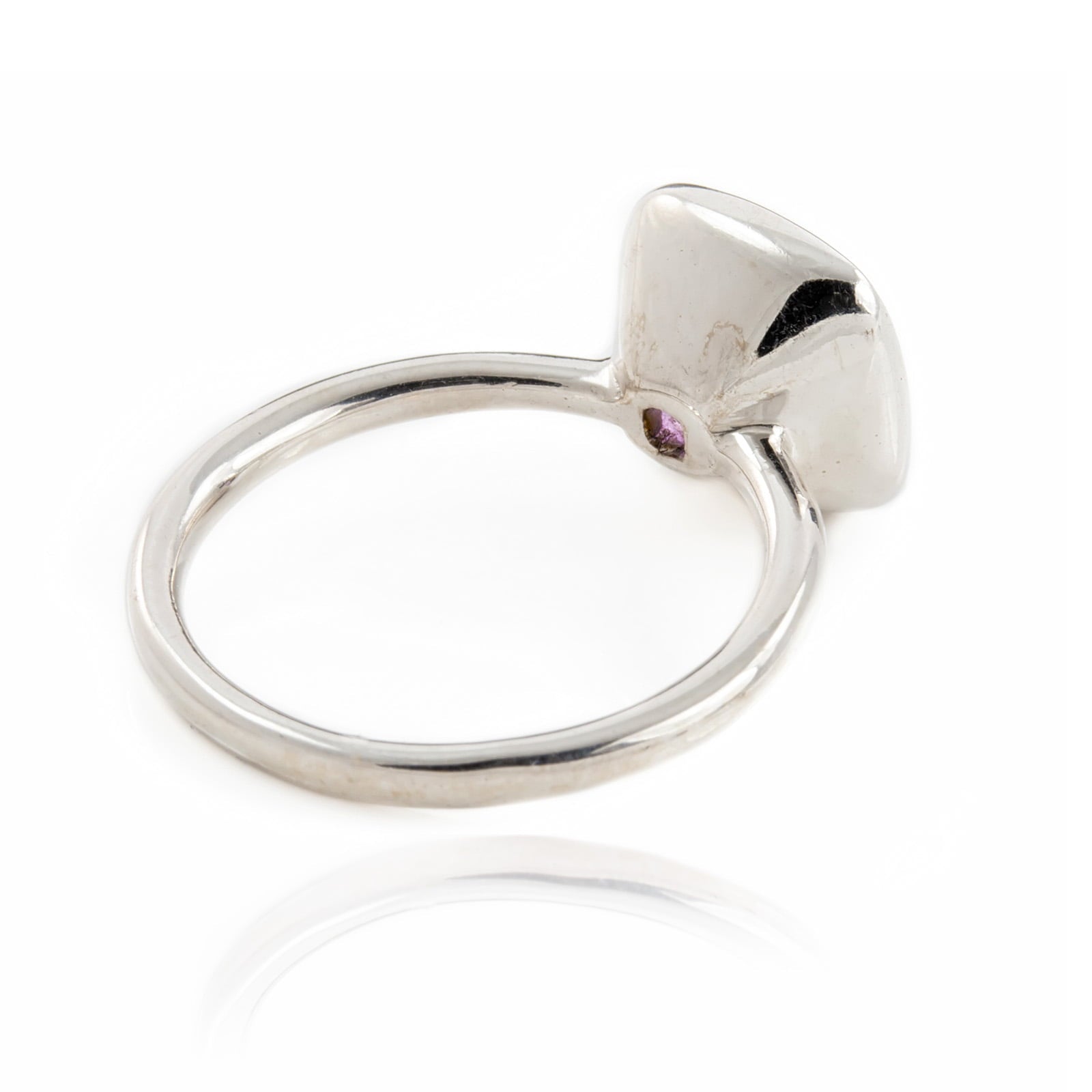 Desert Sunset Quartz Ring in Sterling Silver