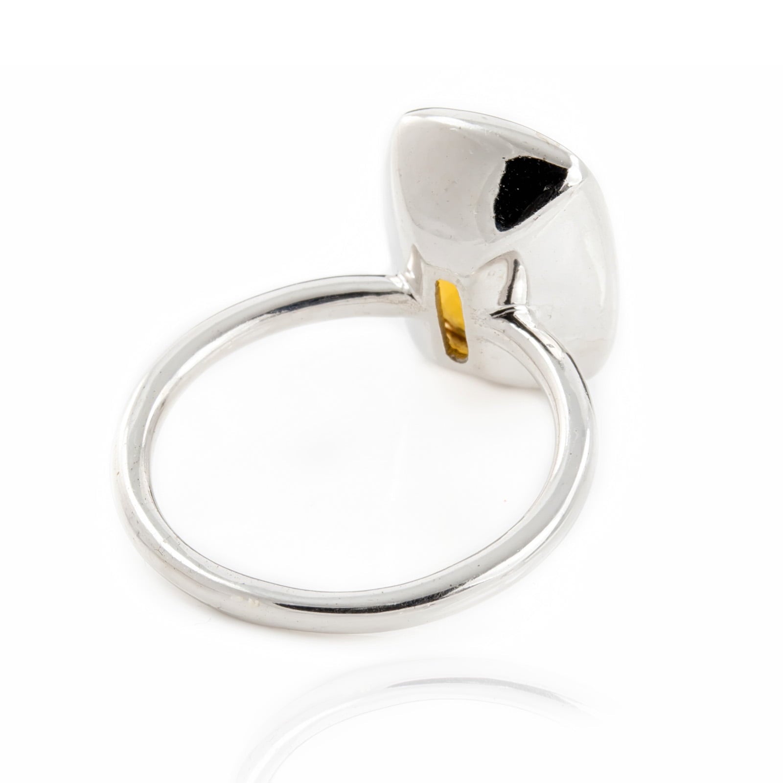 Desert Sunrise Quartz Ring in Sterling Silver