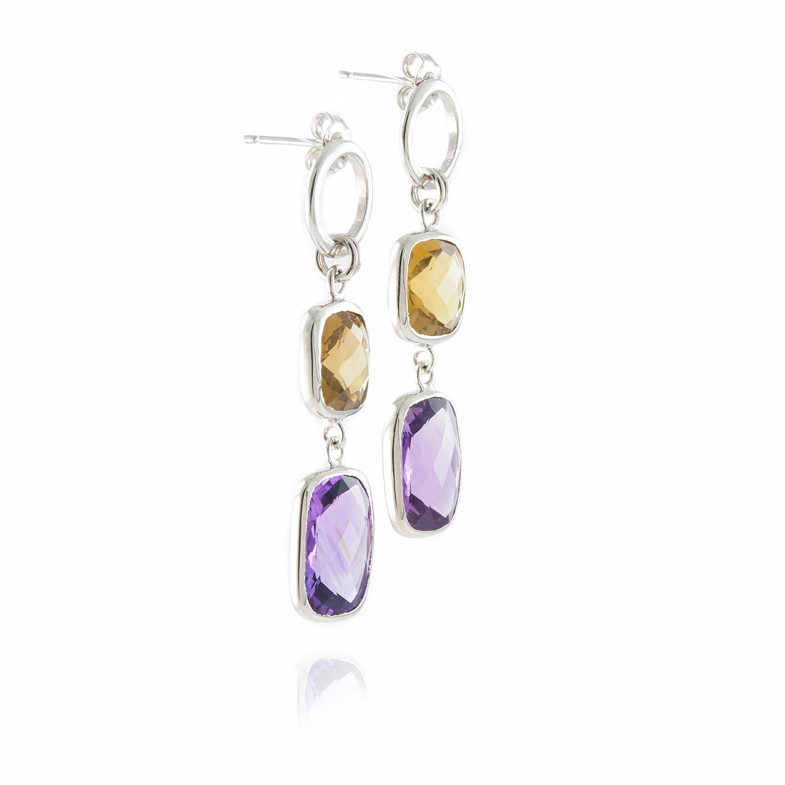 Desert Arabian Nights Chandelier Earrings in Sterling Silver