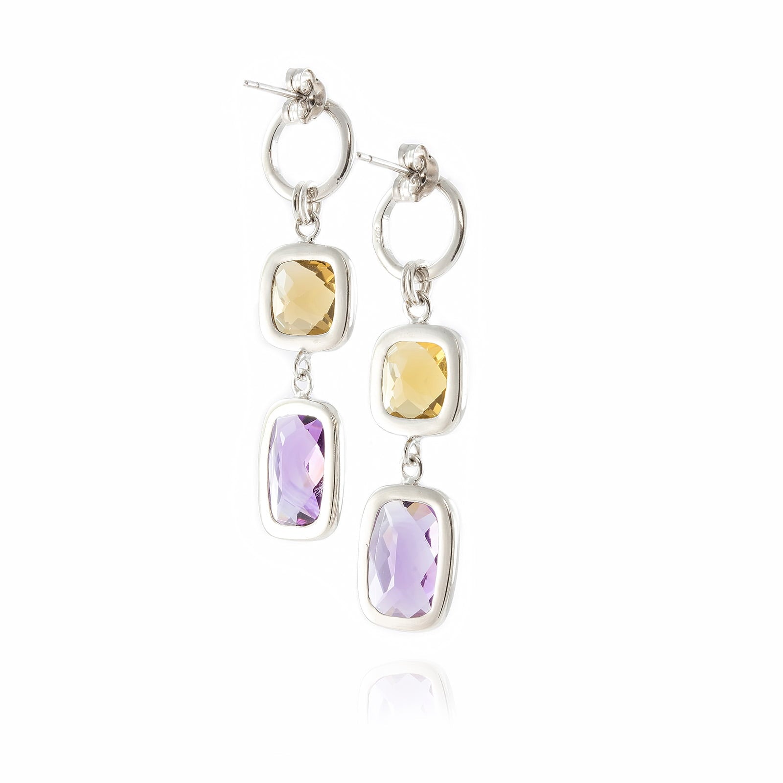 Desert Arabian Nights Chandelier Earrings in Sterling Silver
