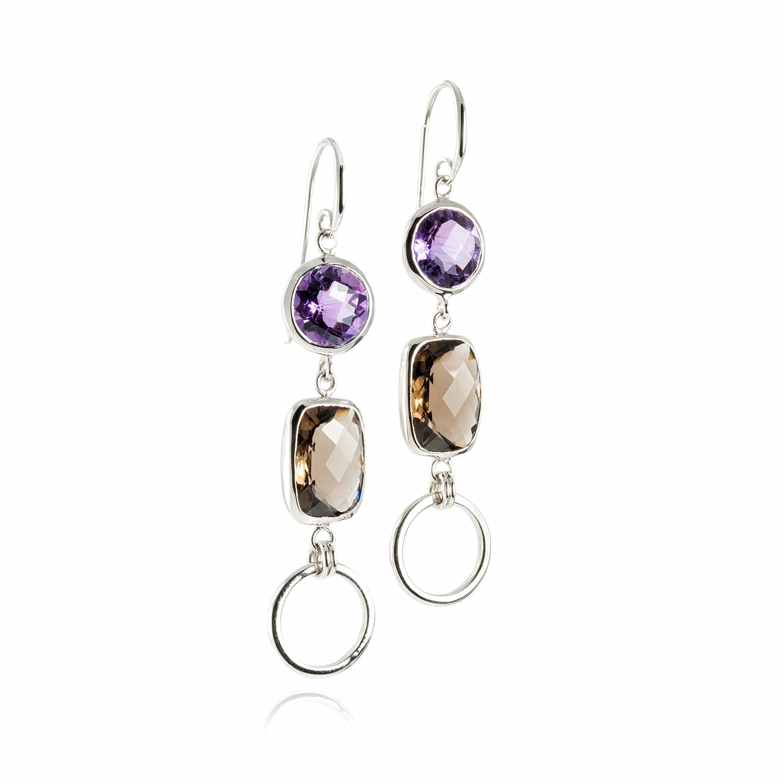 Desert Night's Queen Chandelier Earrings in Sterling Silver