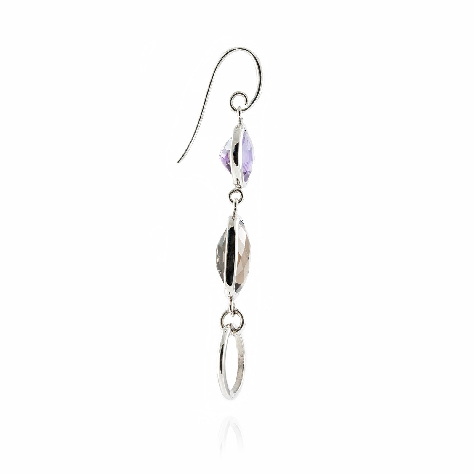 Desert Night's Queen Chandelier Earrings in Sterling Silver