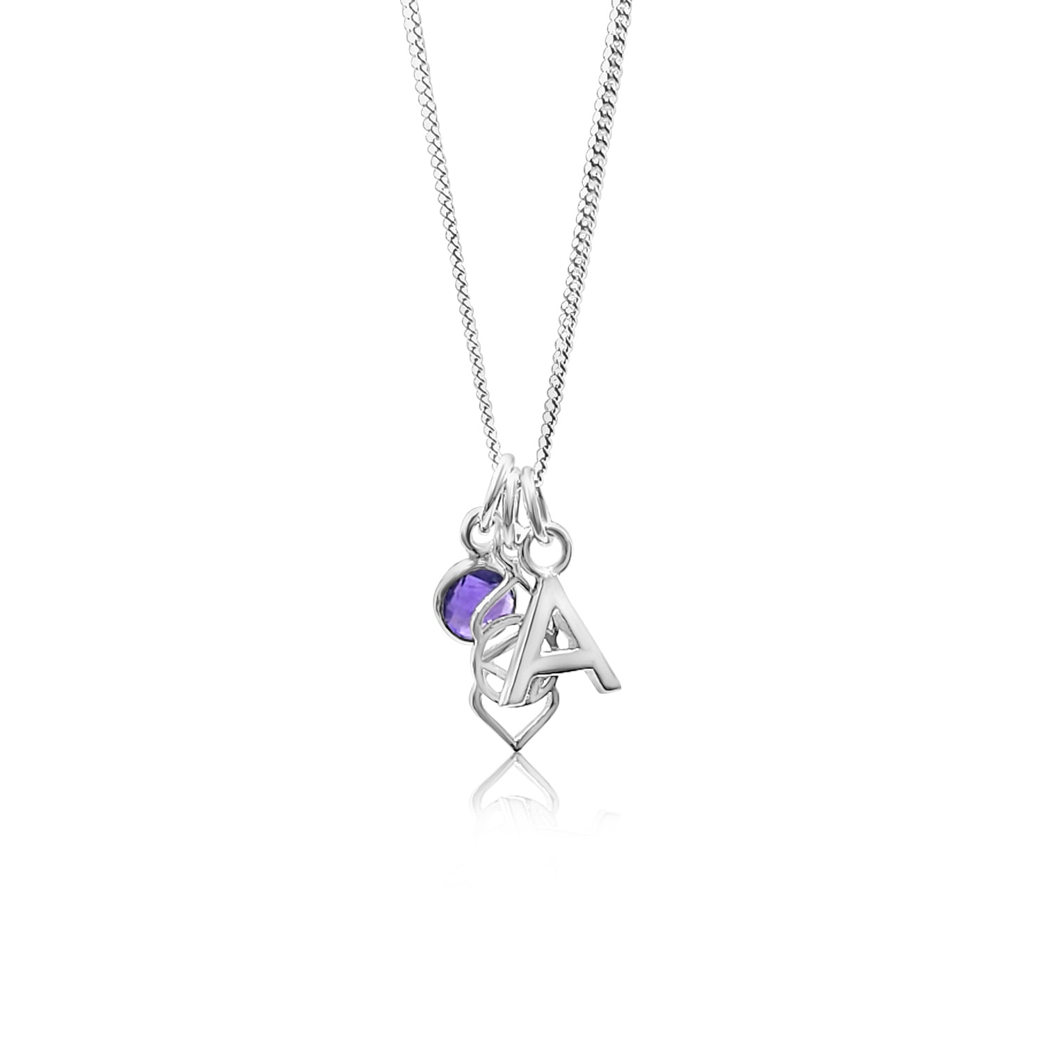 Throat Chakra/Vishuddha Chakra Charm Necklace In Sterling Silver - Turquoise