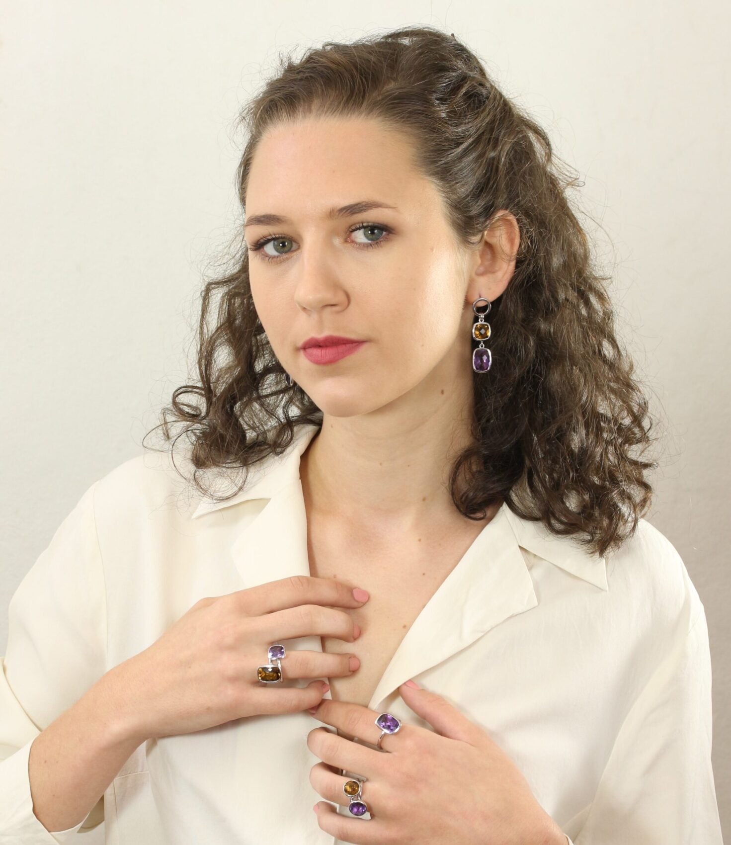 Desert Arabian Nights Chandelier Earrings in Sterling Silver