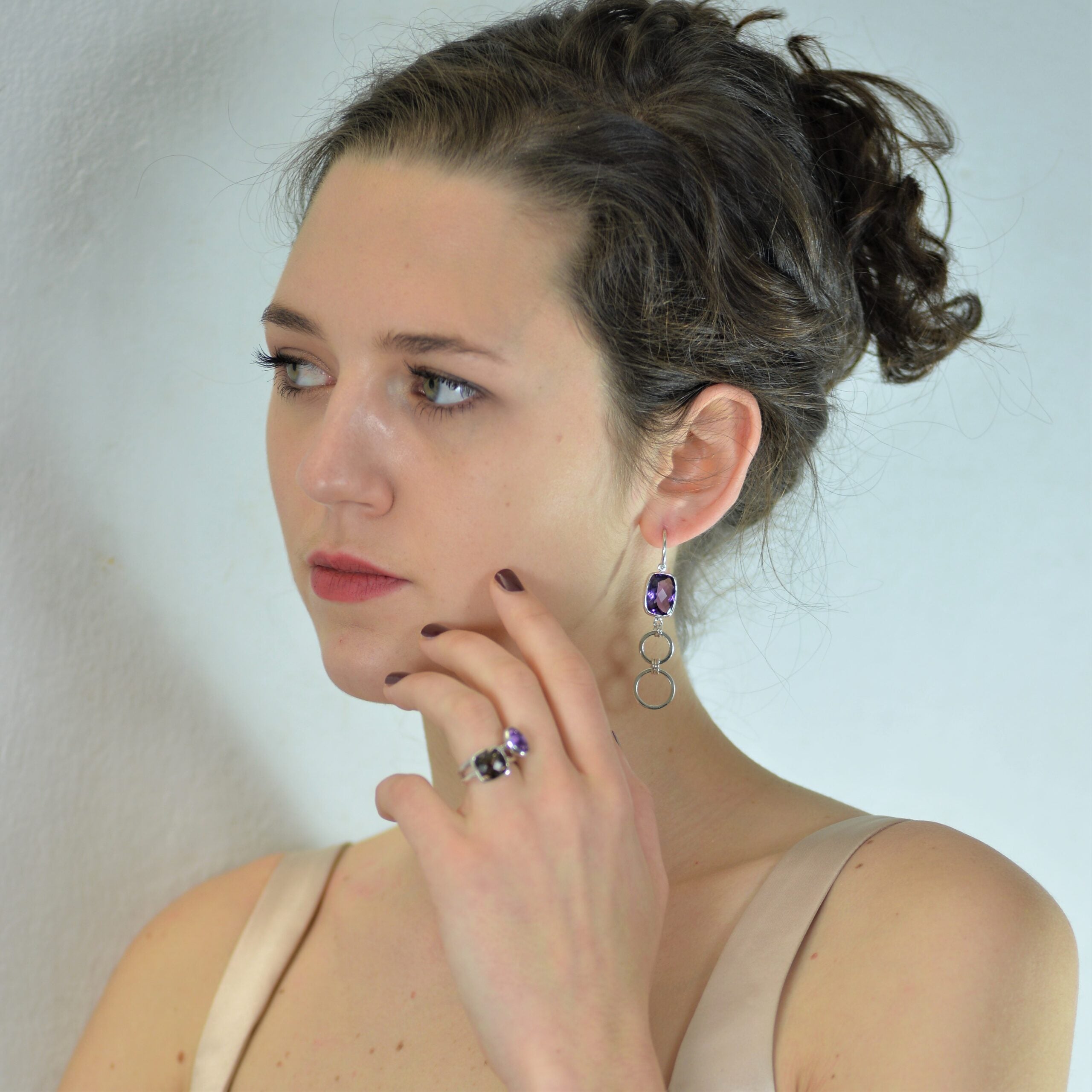 Desert Mystery Chandelier Earrings in Sterling Silver