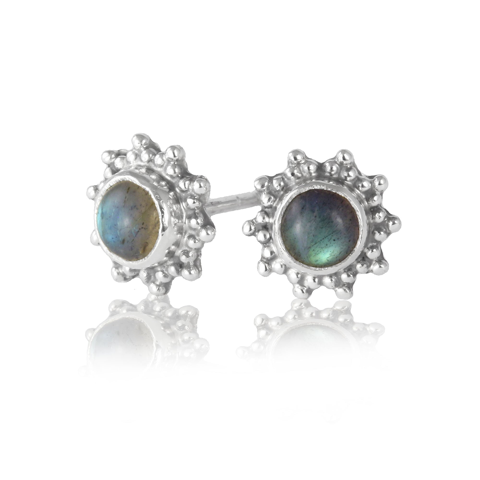 Labradorite Star Motif Jewellery set in 925 Sterling Silver