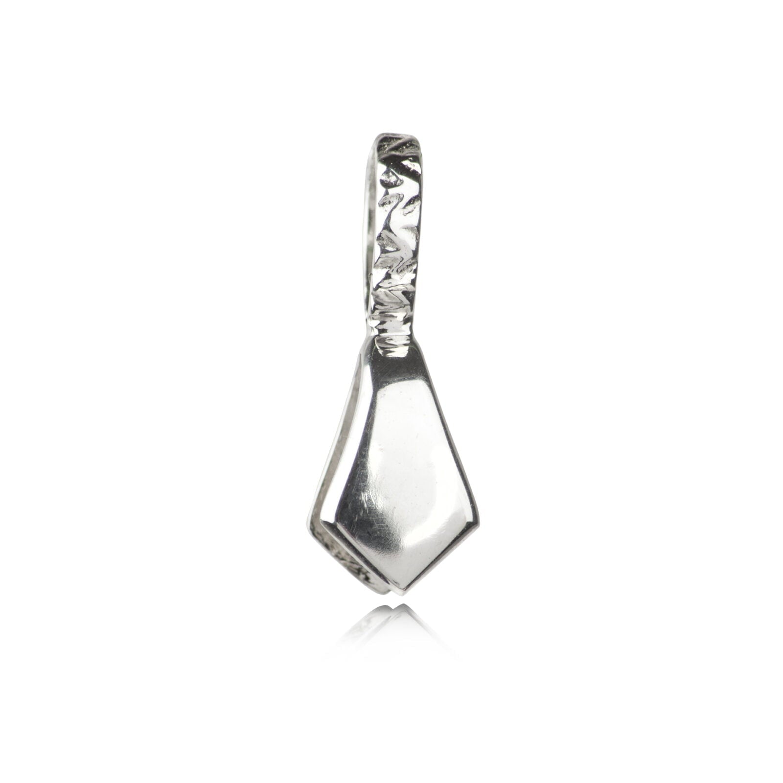Simple Pendant Bail in Sterling Silver
